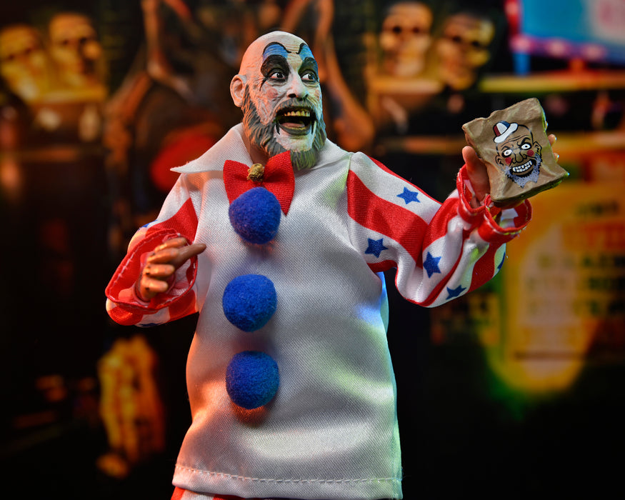 NECA Figura de Accion Vestida: House of 1000 Corpses - Captain Spaulding 8 Pulgadas