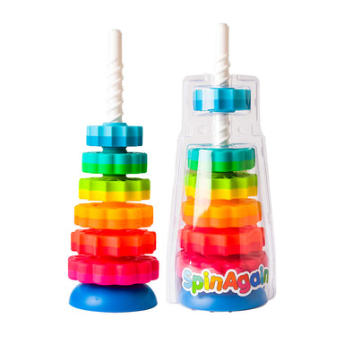 Fat Brain Toy: Juguete para bebe - Sping Again Torre Giratoria