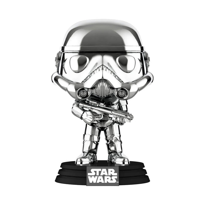 Funko Pop & Tee: Star Wars - Playera Chica con Stormtrooper Metalico