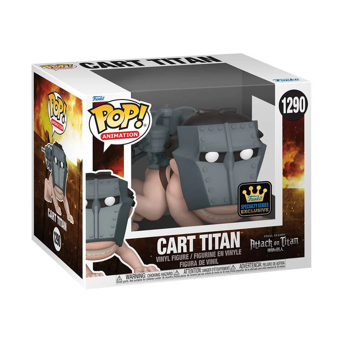 Funko Pop Super: Attack On Titan - Titan Carguero Specialty Series 6 pulgadas