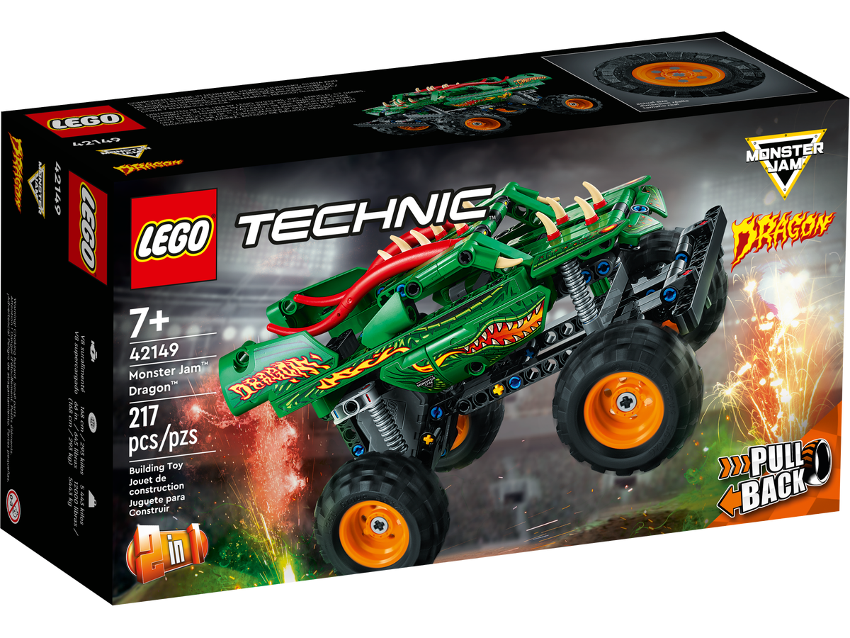 LEGO Technic Monster Jam Dragon 42149