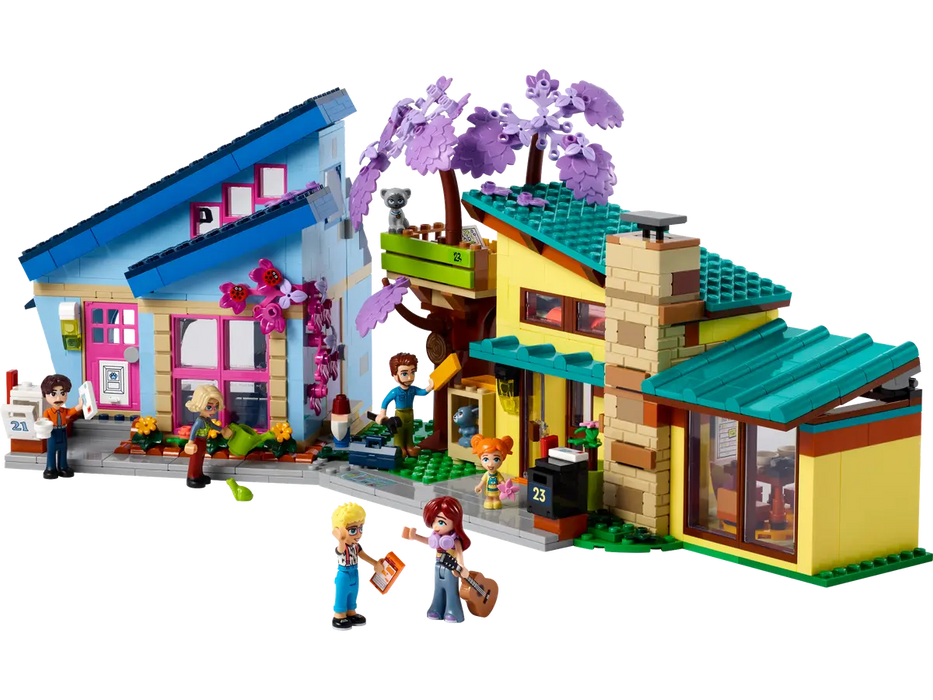 LEGO Friends Casas Familiares de Olly y Paisley 42620