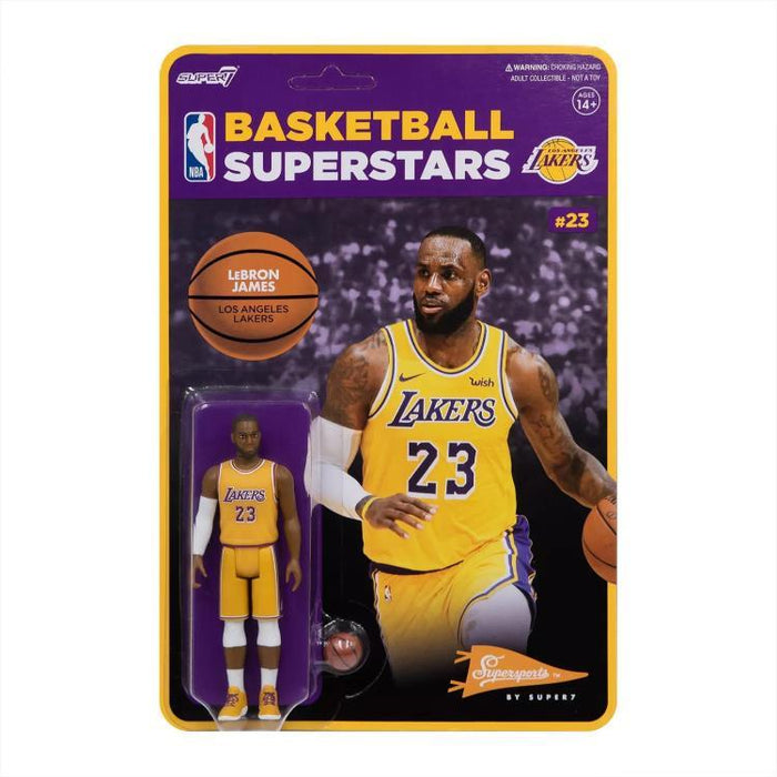 Super7 ReAction: NBA Lakers - LeBron James