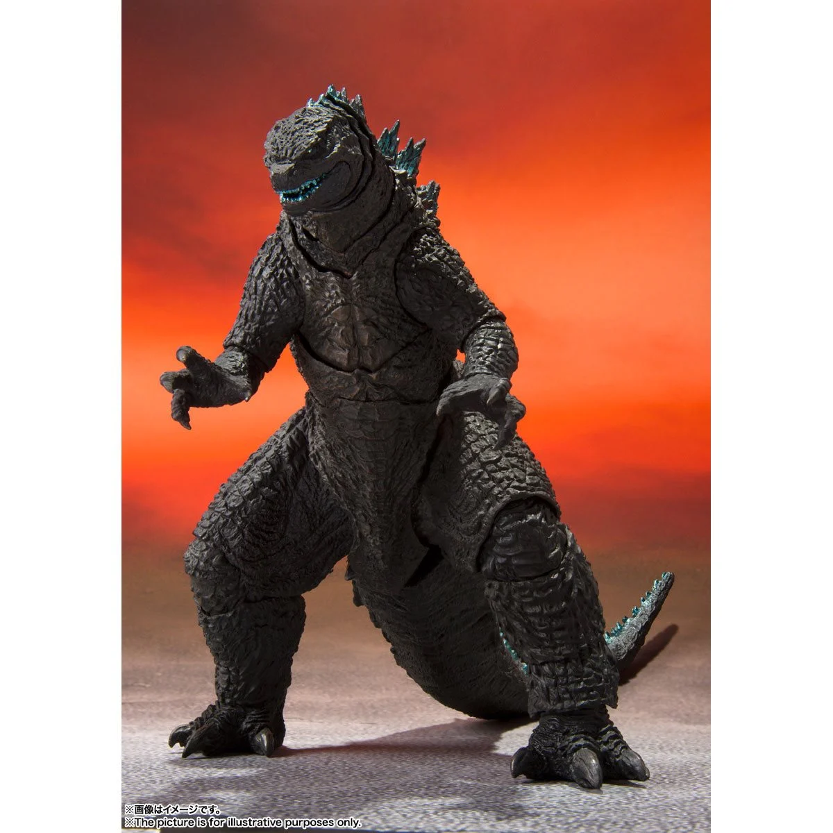 Bandai Tamashii Nations SH Monsterarts: Godzilla vs Kong 2021 - Godzilla Figura de Accion