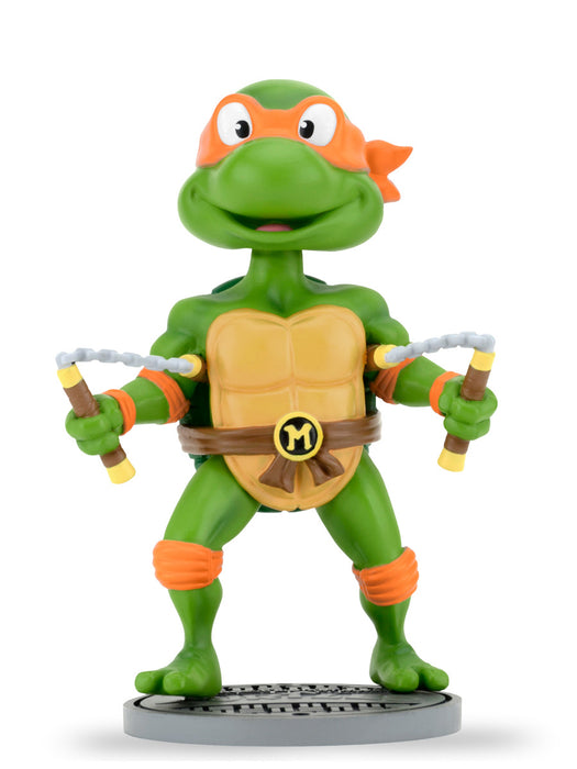 NECA Head Knocker Cabezon: TMNT Tortugas Ninja Classic - Miguel Angel 6.5 Pulgadas