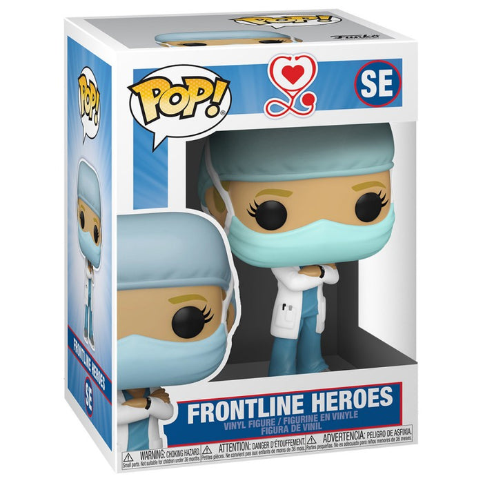 Funko Pop Heroes: Trabajadores de la Salud - Doctora