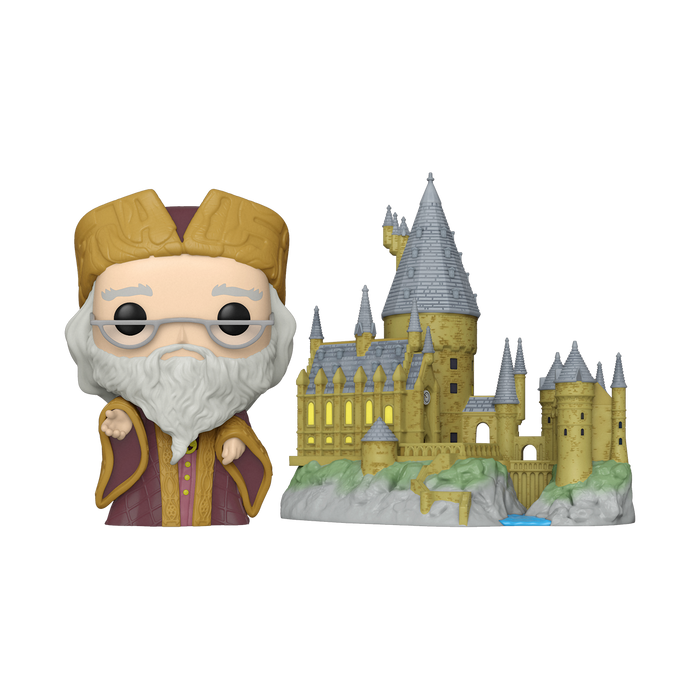 Funko Pop Town: Harry Potter Aniversario - Dumbledore en Hogwarts Navidad