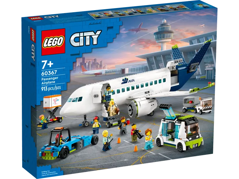LEGO City Avion de Pasajeros 60367 — Distrito Max