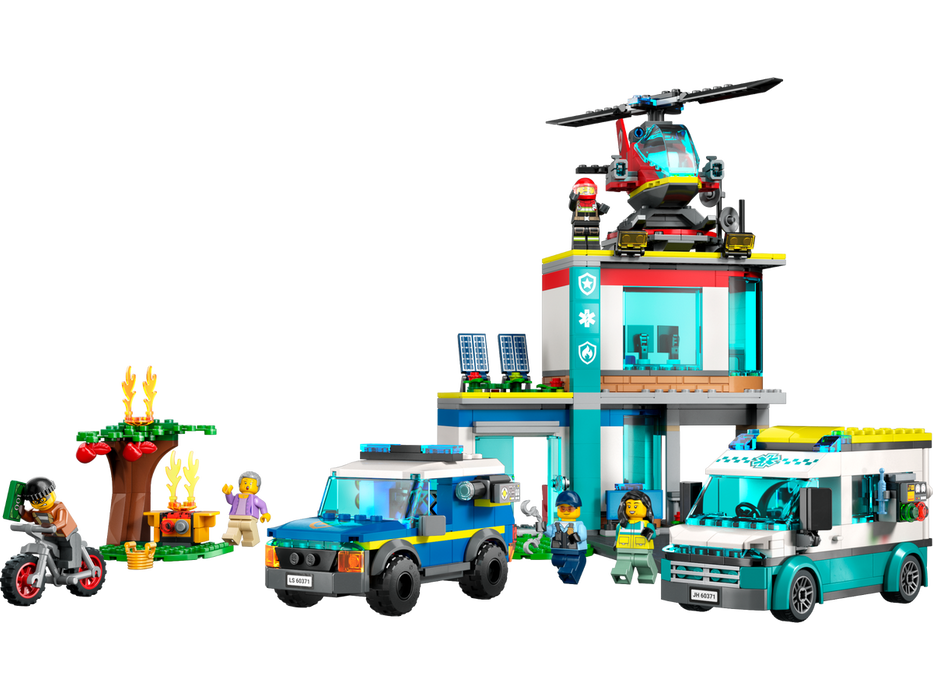 LEGO City Central de Vehiculos de Emergencia 60371