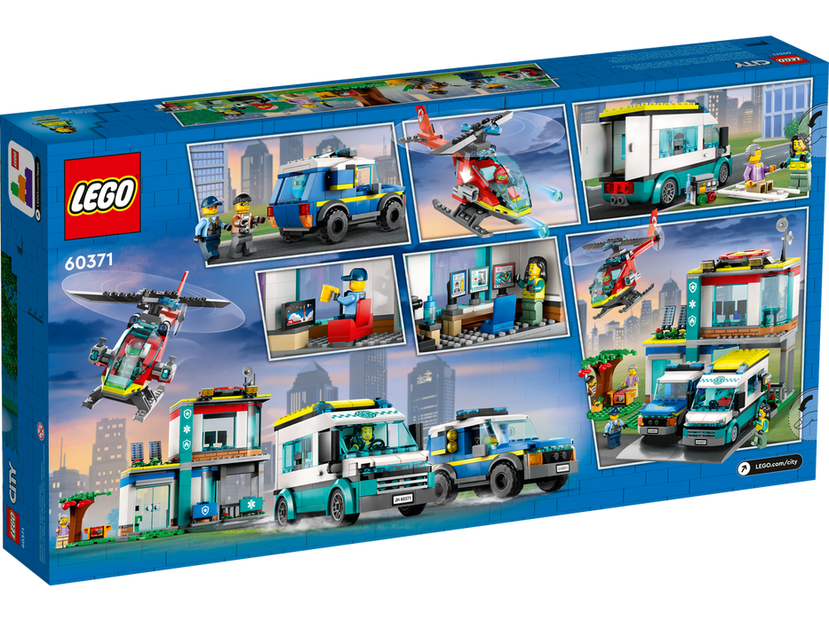 LEGO City Central de Vehiculos de Emergencia 60371