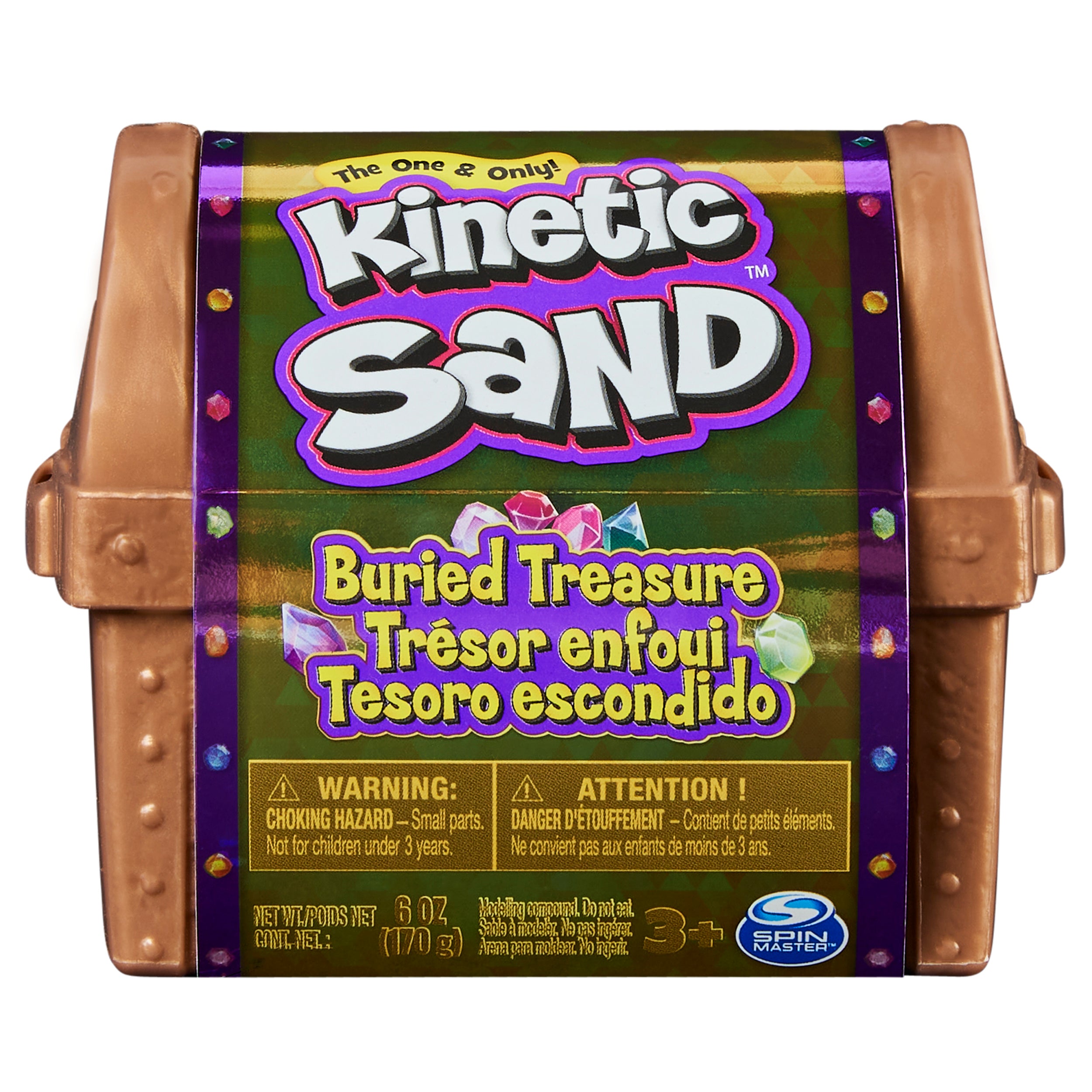 Kinetic Sand: Contenedor Tesoro Escondido