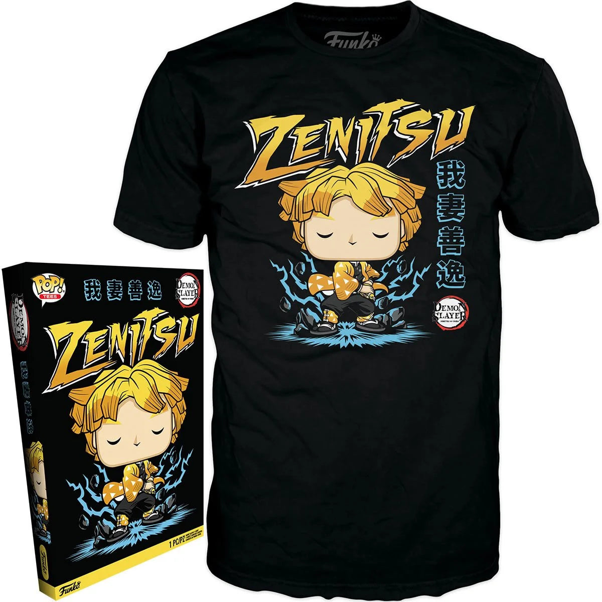 Funko Boxed Tee: Demon Slayer - Zenitsu Playera Grande