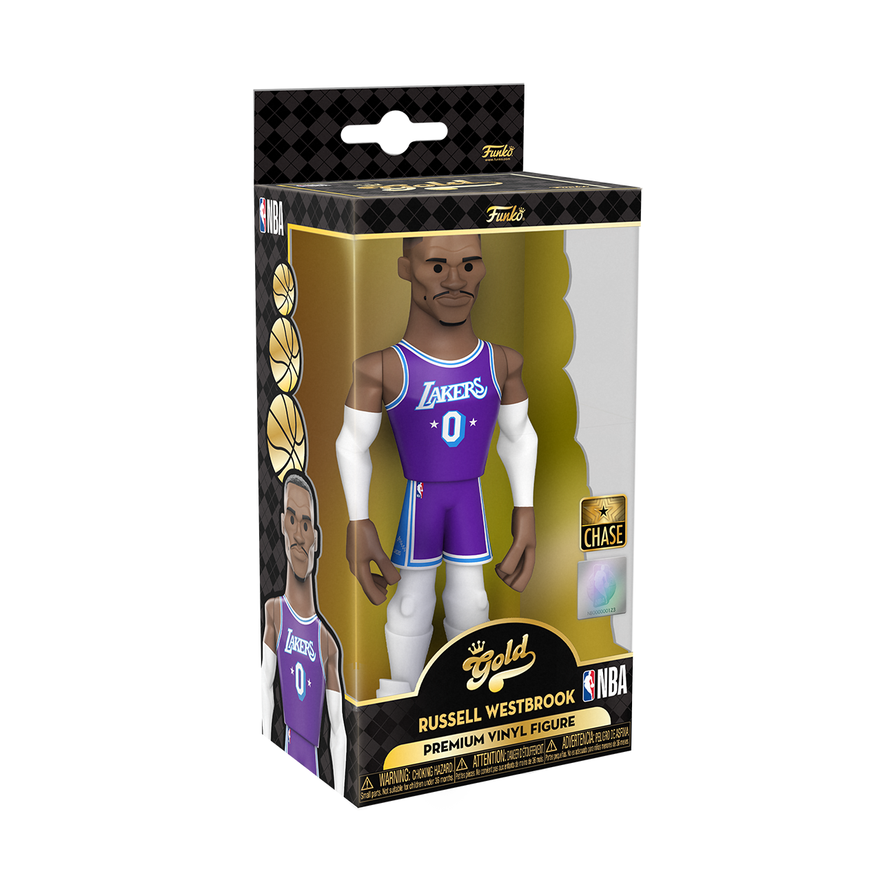 Funko Vinyl Gold NBA: Lakers - Russell W CE 21 5 Pulgadas