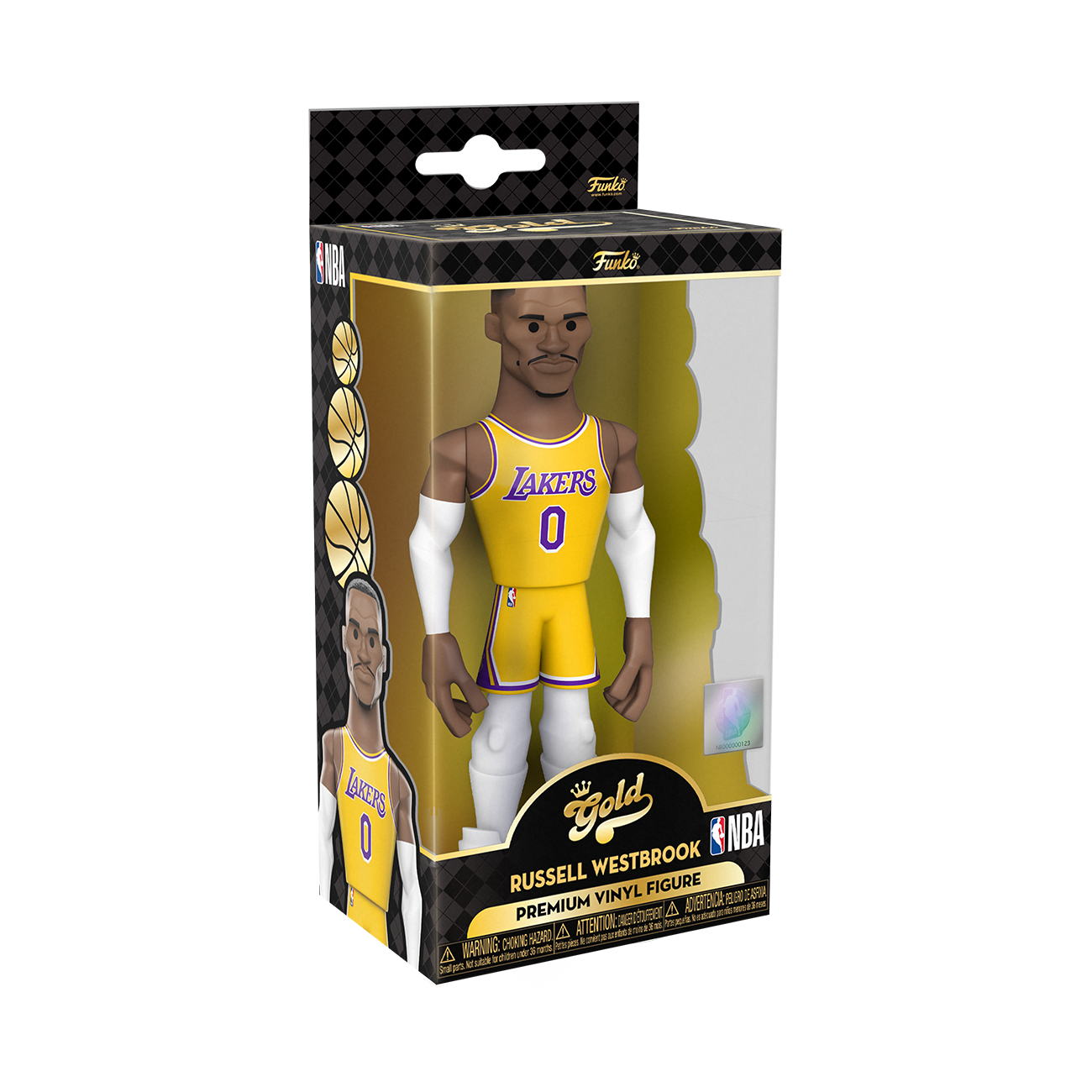 Funko Vinyl Gold NBA: Lakers - Russell W CE 21 5 Pulgadas