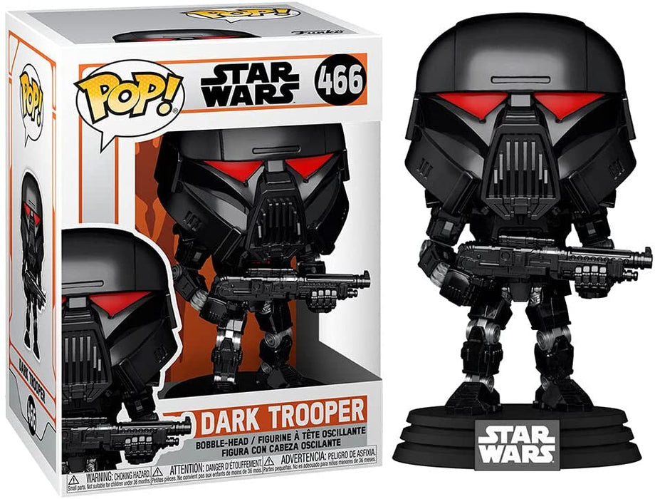 Funko Pop Star Wars: The Mandalorian - Dark Trooper De Batalla