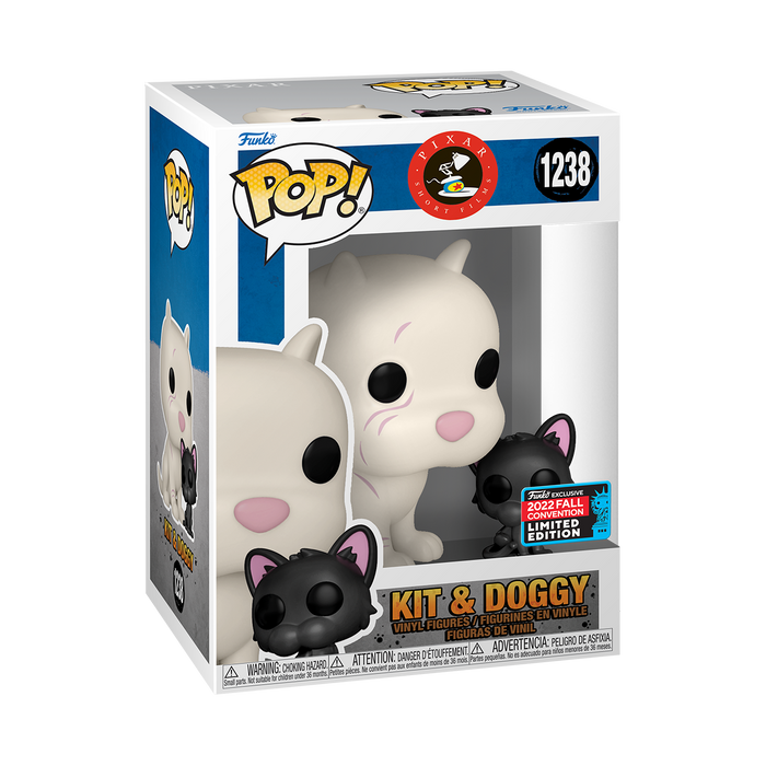 Funko Pop & Buddy: Kitbull Pixar Short Films - Kit y Doggy Exclusivo NYCC 2022