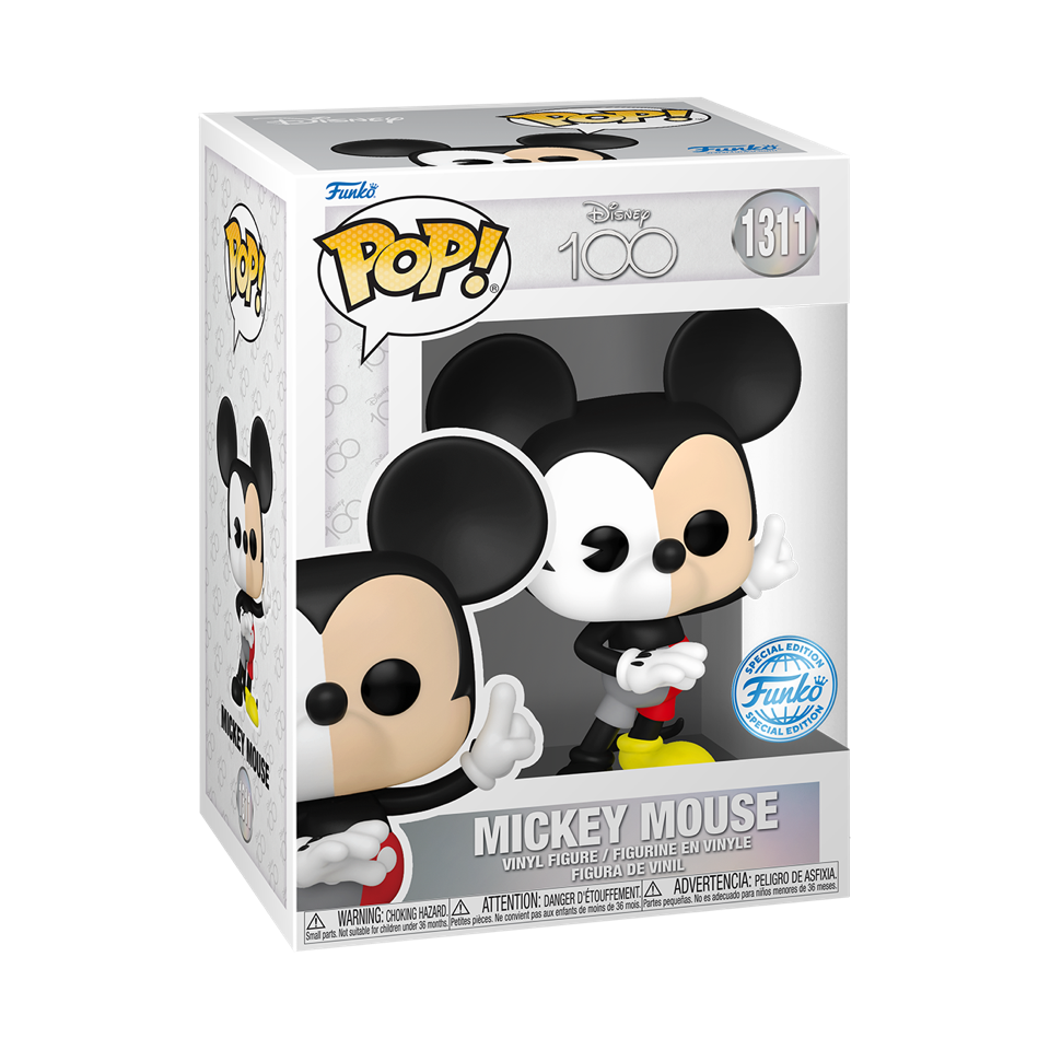 Funko Pop Disney: Disney 100 - Mickey 2 Colores Exclusivo