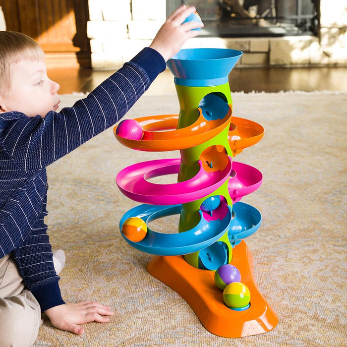 Fat Brain Toy: Juguete para bebe - Torre Roll again