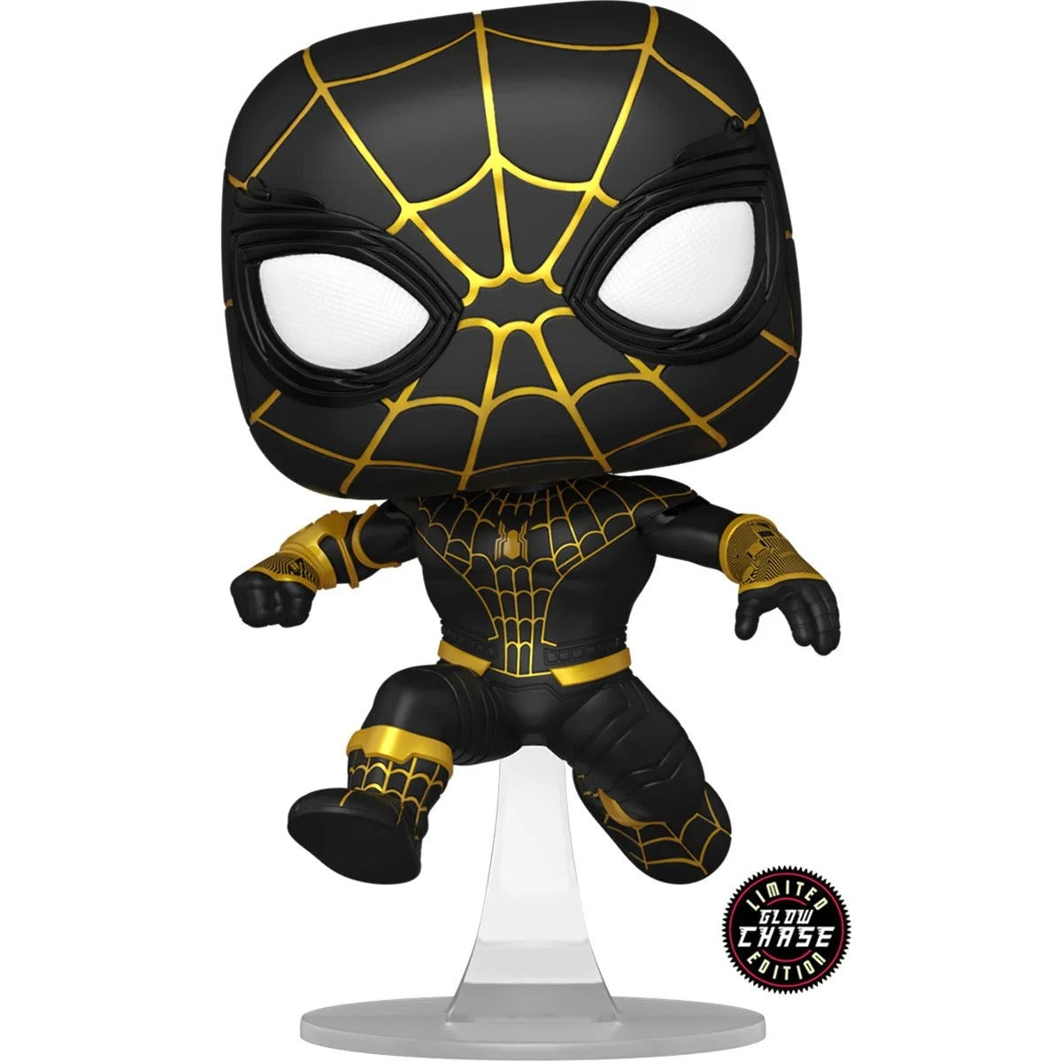 Funko Pop Marvel: Spiderman No Way Home - Spiderman Traje Negro sin mascara Exclusivo