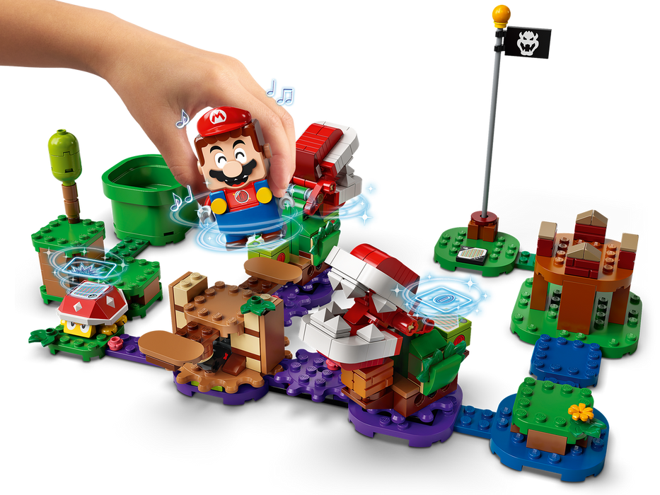 LEGO Super Mario Set de Expansion: Desafio desconcertante de las Plantas Pira√±a 71382