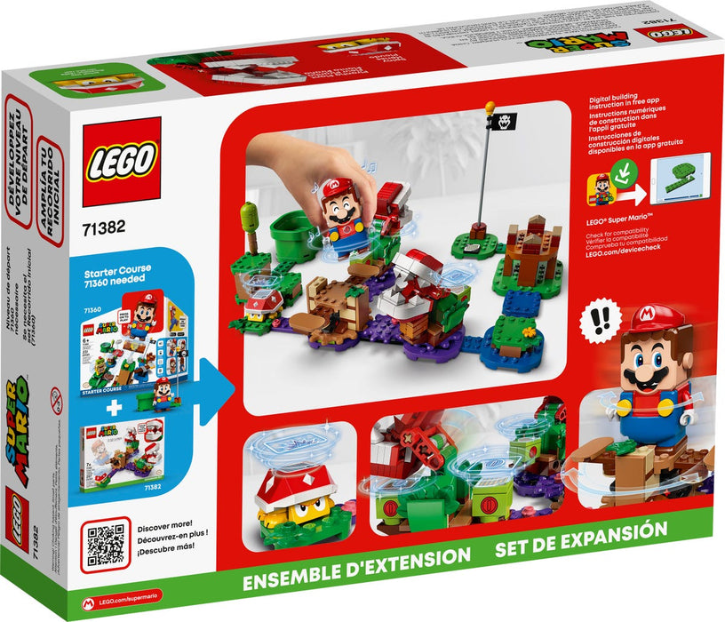 LEGO Super Mario Set de Expansion: Desafio desconcertante de las Plantas Pira√±a 71382