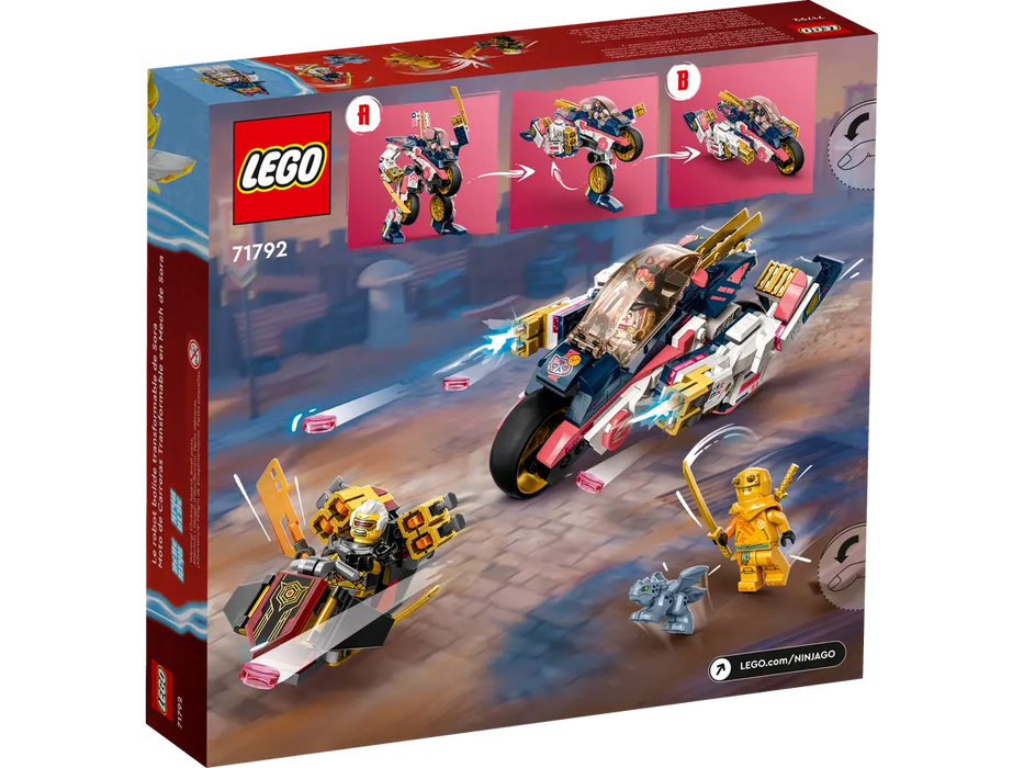 LEGO Ninjago Moto de Carreras Transformable en Meca de Sora 71792