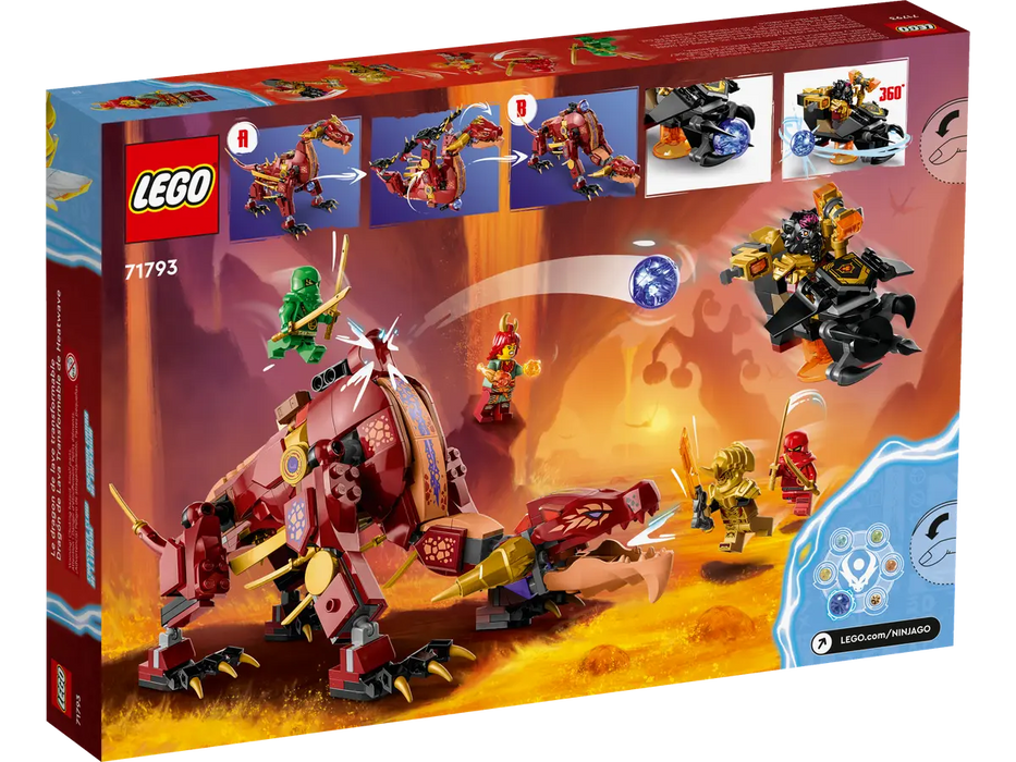 LEGO Ninjago Dragon de Lava Transformable de Heatwave 71793