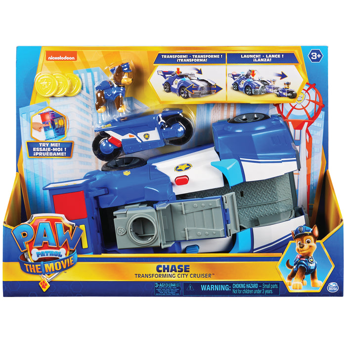 Paw Patrol: Paw Patrol La Pelicula Vehiculo Transformable - Chase