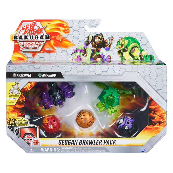 Bakugan: Bakugan Geogan Brawler - Pack Arachnia Y Amphrog