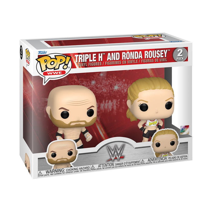 Funko Pop WWE: WrestleMania 34 - Ronda Rousey Vs Triple H 2 Pack