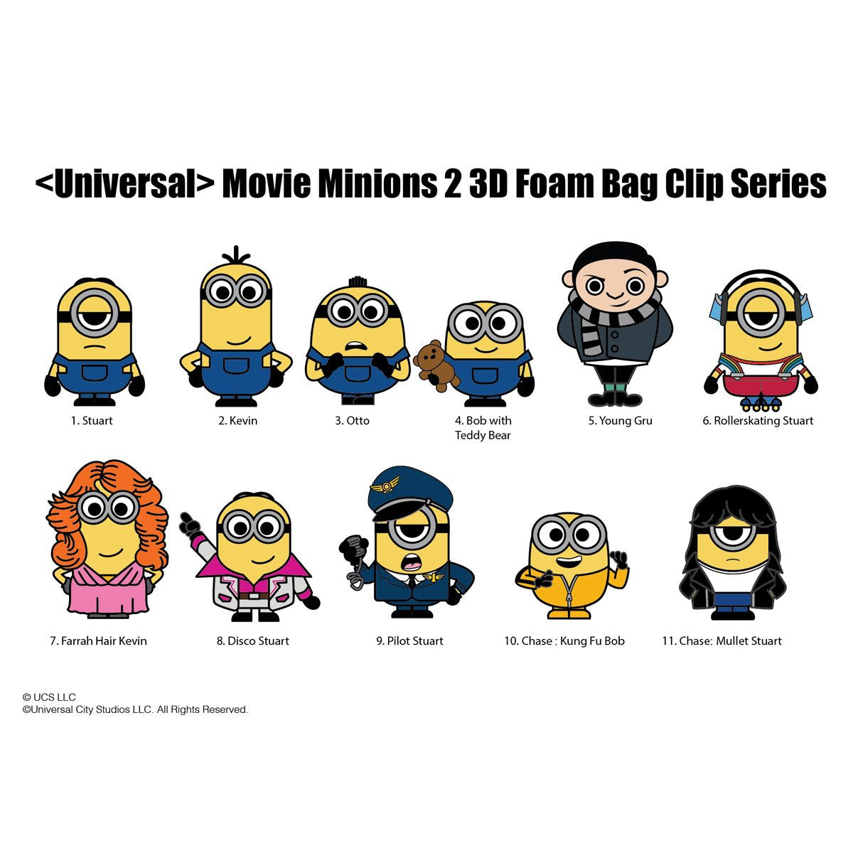 Monogram Llavero 3D para Mochila: Minions Rise Of Gru - Figura Sorpresa