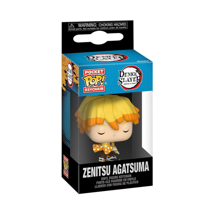 Funko Pop Keychain: Demon Slayer - Zenitsu Llavero