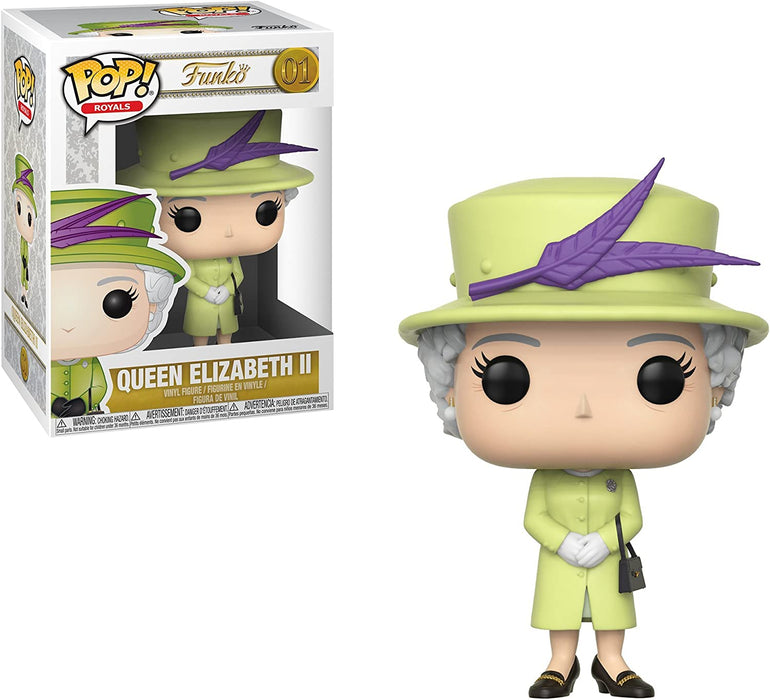 Funko Pop Royal: Familia Real - Reina Elizabeth II con Traje Verde