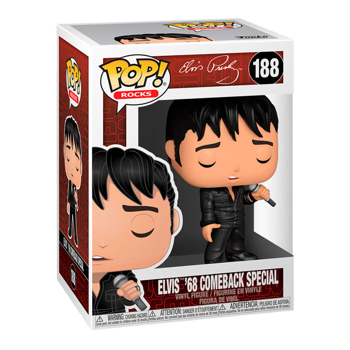 Funko Pop Rocks: Elvis Presley - Elvis 68 Comeback Special