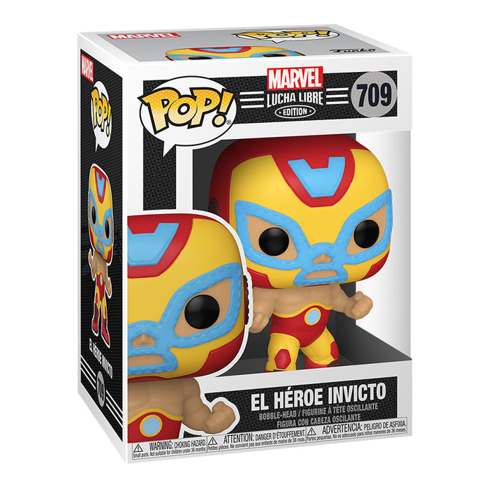 Funko Pop Marvel: Luchadores - Iron Man El Heroe Invicto