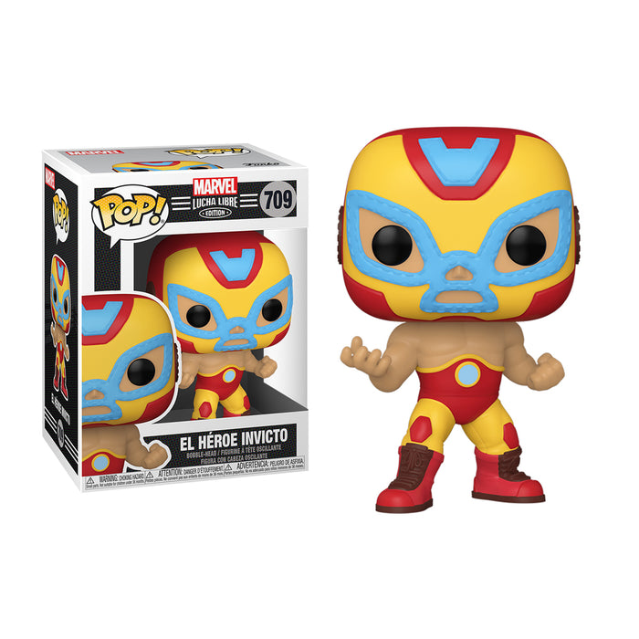 Funko Pop Marvel: Luchadores - Iron Man El Heroe Invicto