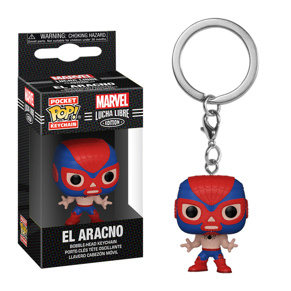 Funko Pop Keychain: Marvel Luchadores - Spiderman El Aracno Llavero