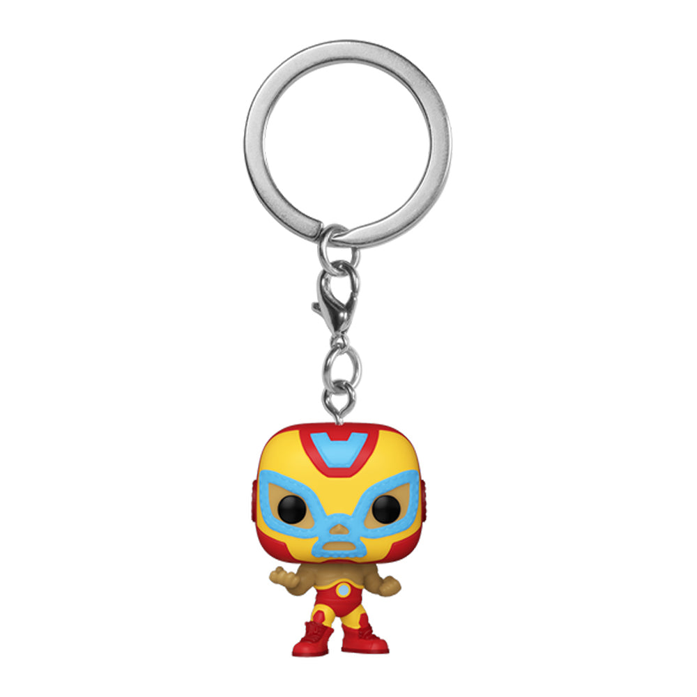 Funko Pop Keychain: Marvel Luchadores - Iron Man El Heroe Invicto Llavero