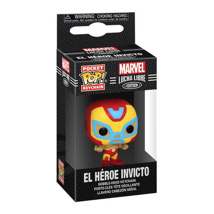 Funko Pop Keychain: Marvel Luchadores - Iron Man El Heroe Invicto Llavero