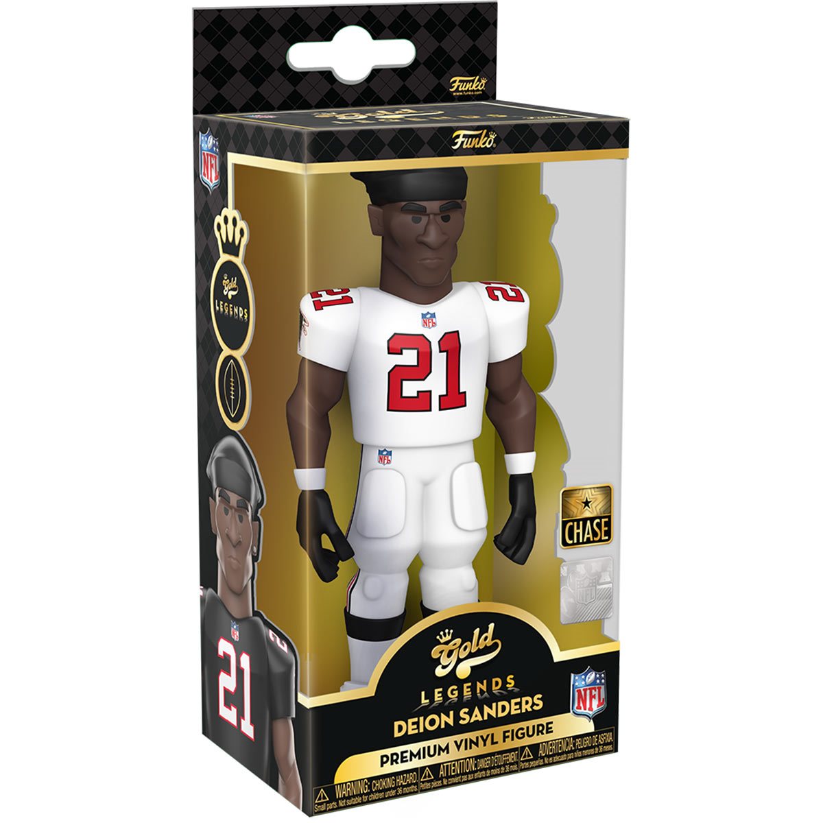 Funko Vinyl Gold: NFL Legends Falcons - Deion Sanders 5 Pulgadas