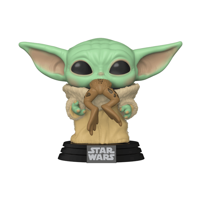 Funko Pop Star Wars: The Mandalorian - Baby Yoda Con Rana