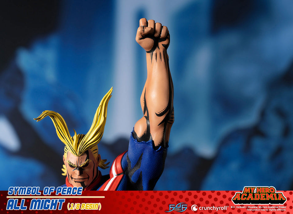 First 4 Figures: My Hero Academia - All Might Simbolo de la Paz Escala 1/8