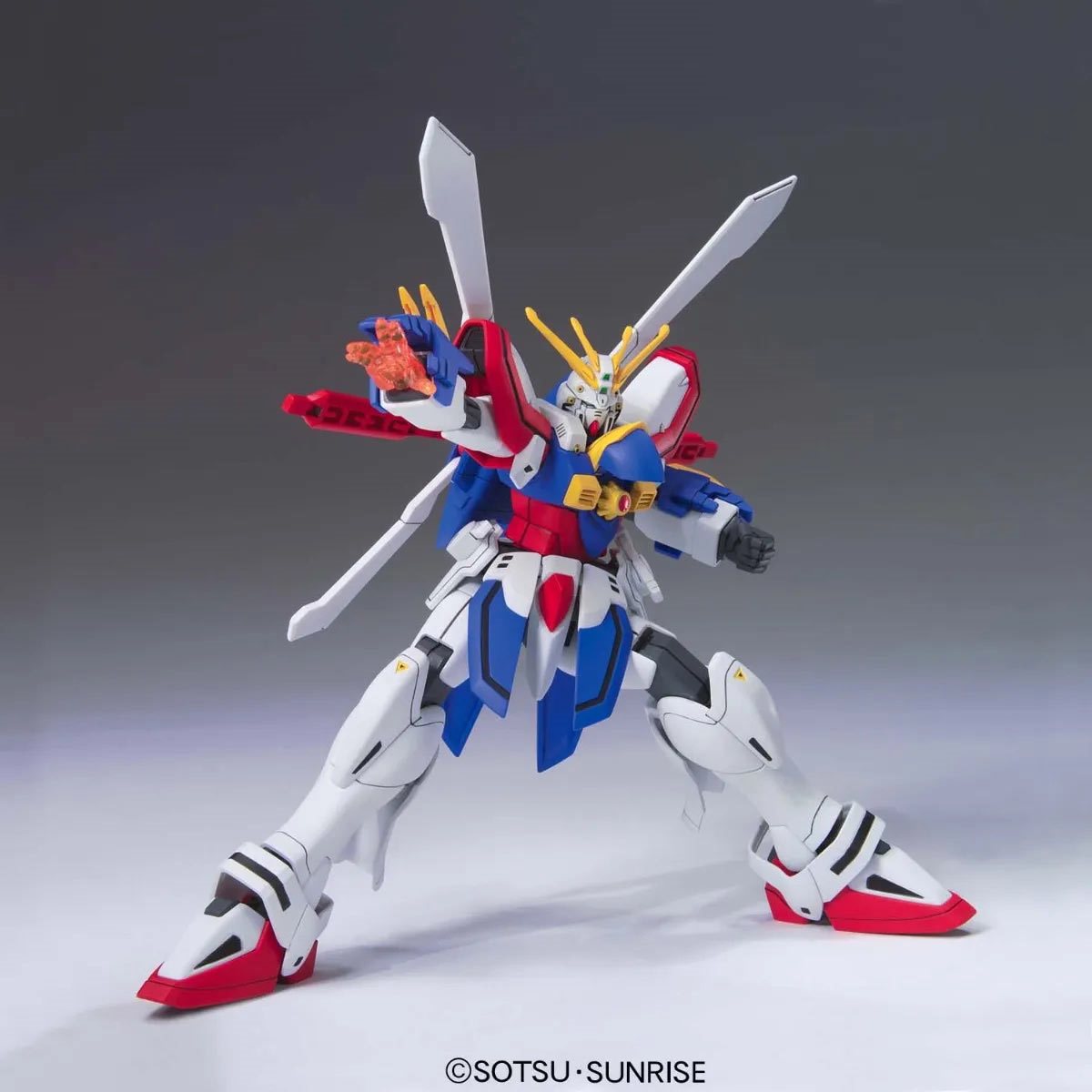 Bandai Hobby Gunpla High Grade Model Kit: Mobile Fighter G Gundam - God Gundam Escala 1/144