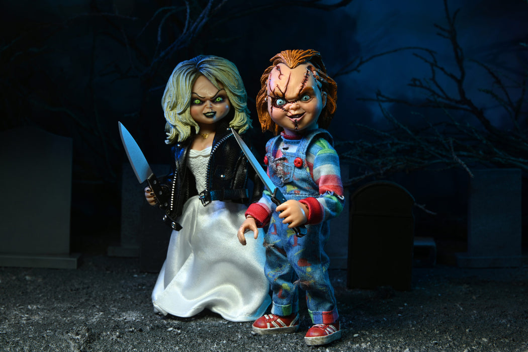 Neca Figura de Accion: Novia de Chucky - Chucky y Tiffany 8 Pulgadas