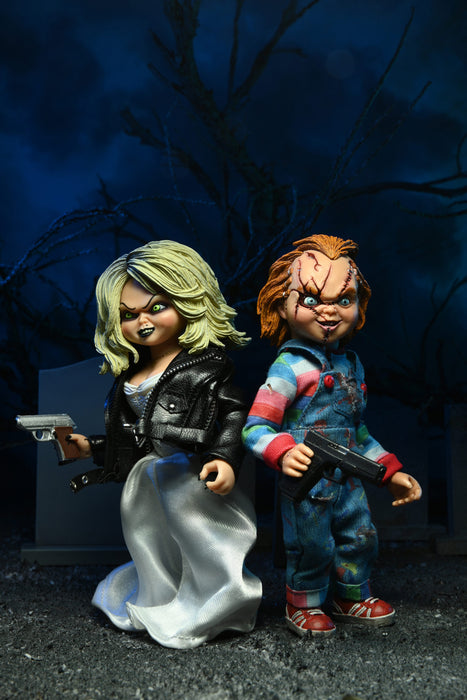 Neca Figura de Accion: Novia de Chucky - Chucky y Tiffany 8 Pulgadas