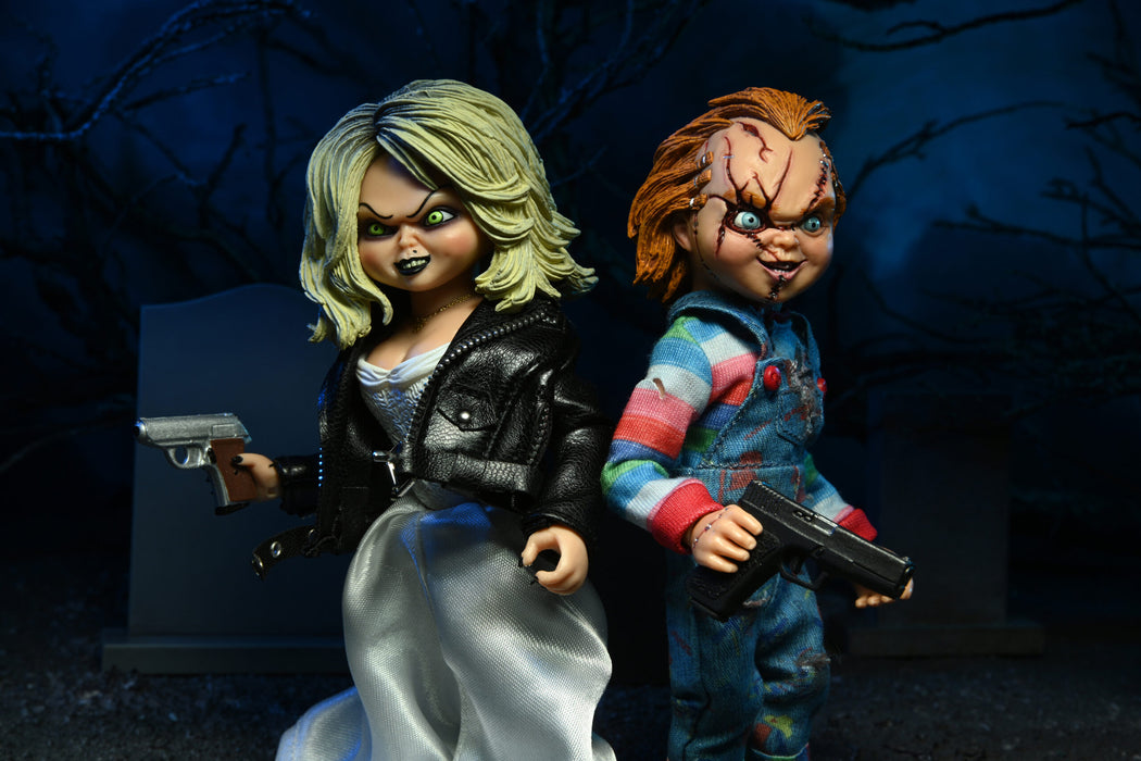 Neca Figura de Accion: Novia de Chucky - Chucky y Tiffany 8 Pulgadas