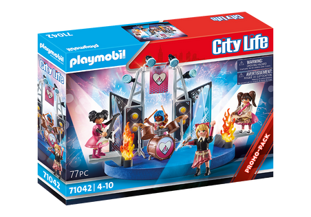 PLAYMOBIL City Life 71202 Ambulancia con luz y Sonido
