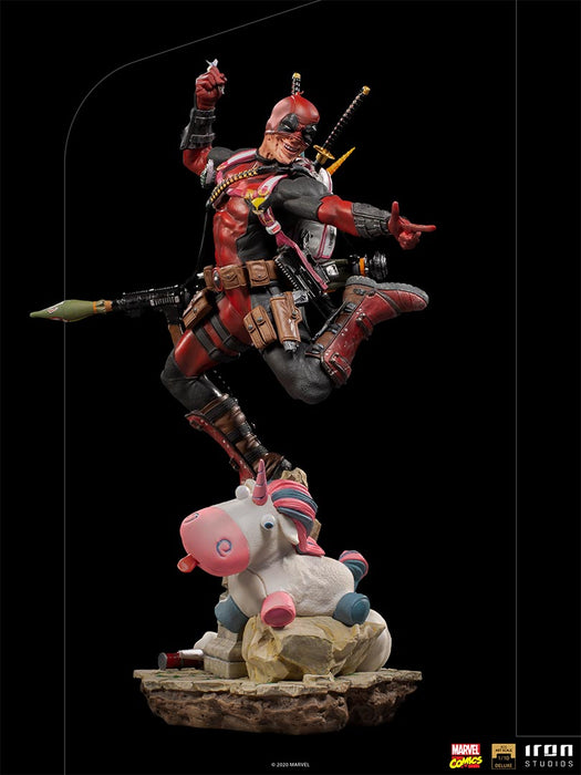 IRON Studios: Marvel X Men - Deadpool Deluxe BDS Escala de Arte 1/10