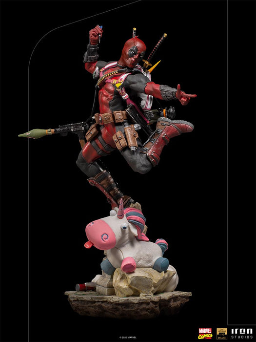 IRON Studios: Marvel X Men - Deadpool Deluxe BDS Escala de Arte 1/10