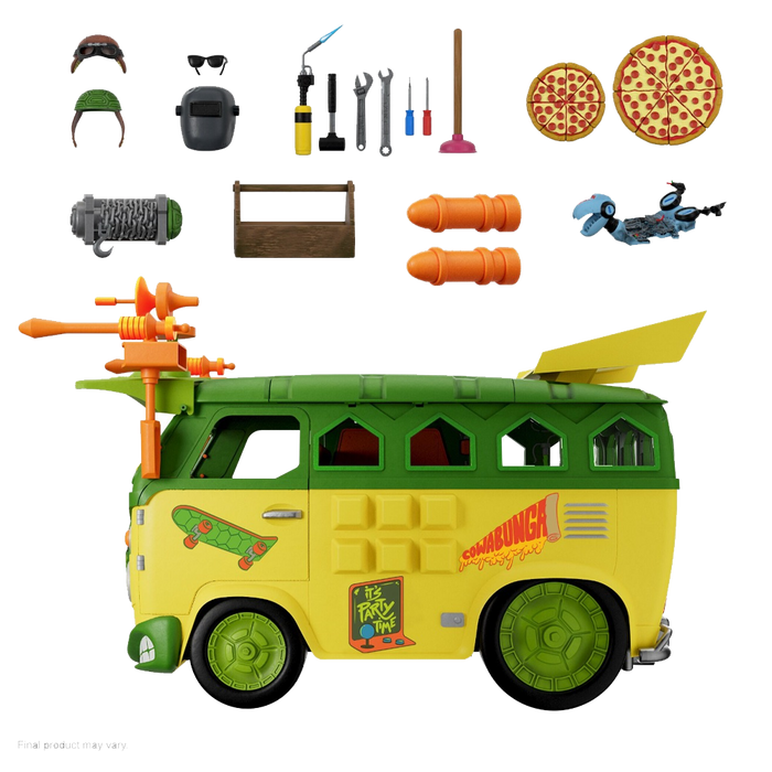 Super7 Ultimates: TMNT Tortugas Ninja - Camioneta Turtle Party Wagon